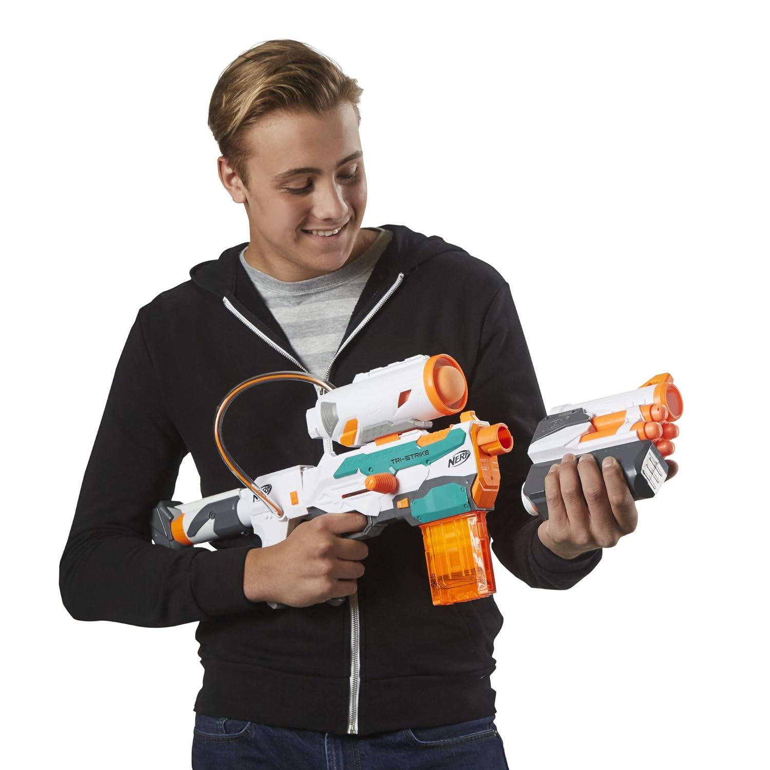 Nerf N - Strike Tri Strike Elite Modulus Blaster B5577 - Colorland Toys