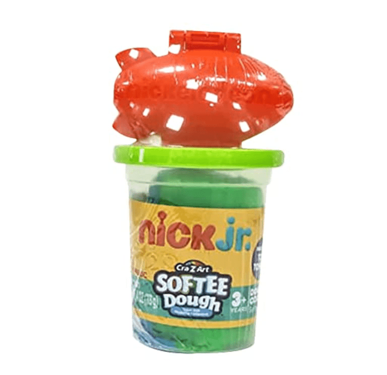 Nick Junior Softee Dough Double Color with Topper CA - 78518 - Colorland Toys