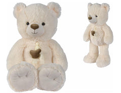 Nicotoy Ribbon Head Bear - Creme 55cm - Colorland Toys