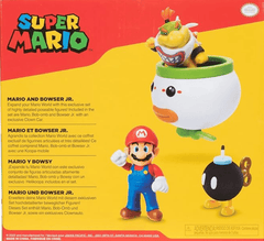 Nintendo 2 - Pack Mario & Bowser Jr. Clown Car 2.5inch 41031 - Colorland Toys