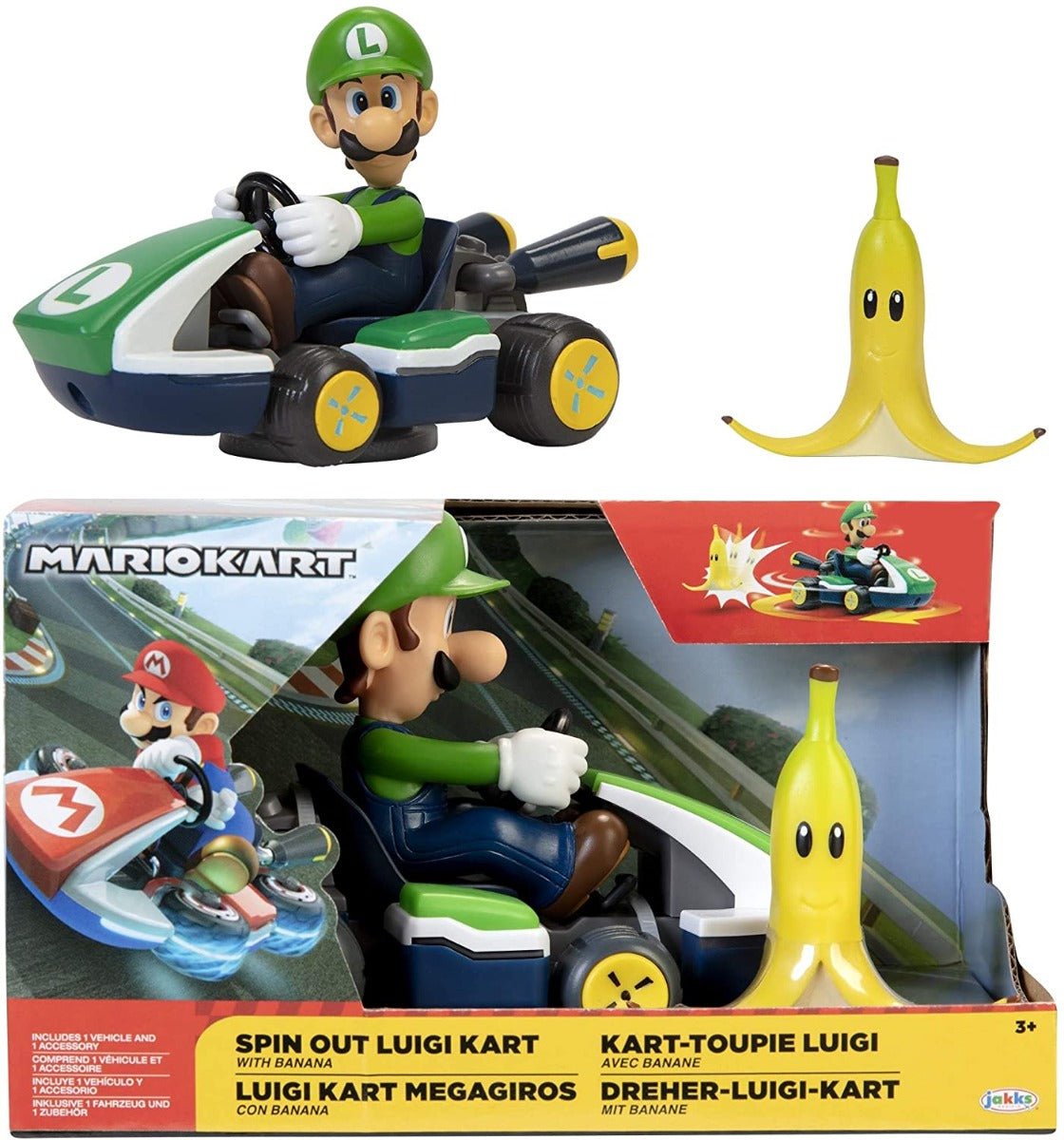 Nintendo Spin Out Mario Kart 2.5inch Assorted 86000 - Colorland Toys