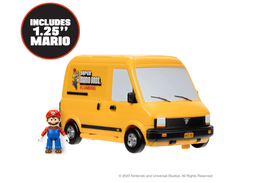 Nintendo Super Mario Bros. The Movie Van Playset 41713 - Colorland Toys