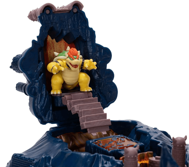 Nintendo Super Mario Movie Bowser's Island Castle Playset 41804 - Colorland Toys