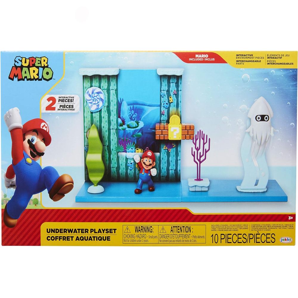 Nintendo Super Mario Underwater Playset 40018 - Colorland Toys
