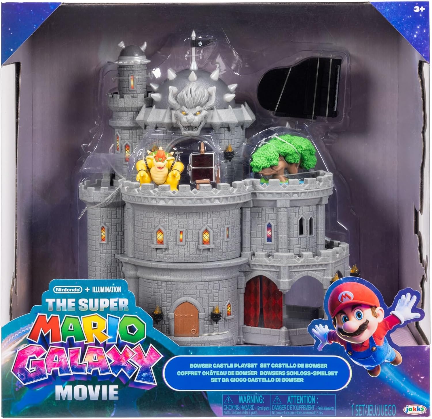 Nintendo Super Mario2 Movie Deluxe Bowser Castle Playset 43225 - NIN - Colorland Toys