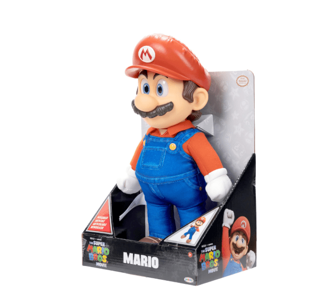 Nintendo The Super Mario Bros. Movie Poseable Plush - Mario 14inch 41726 - Colorland Toys
