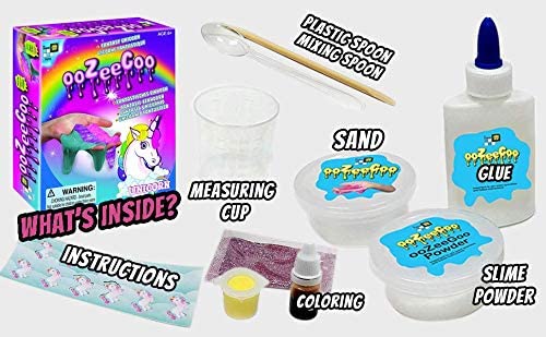 OoZeeGoo Unicorn or Glow - in - the - Dark Slime 7870 - Colorland Toys