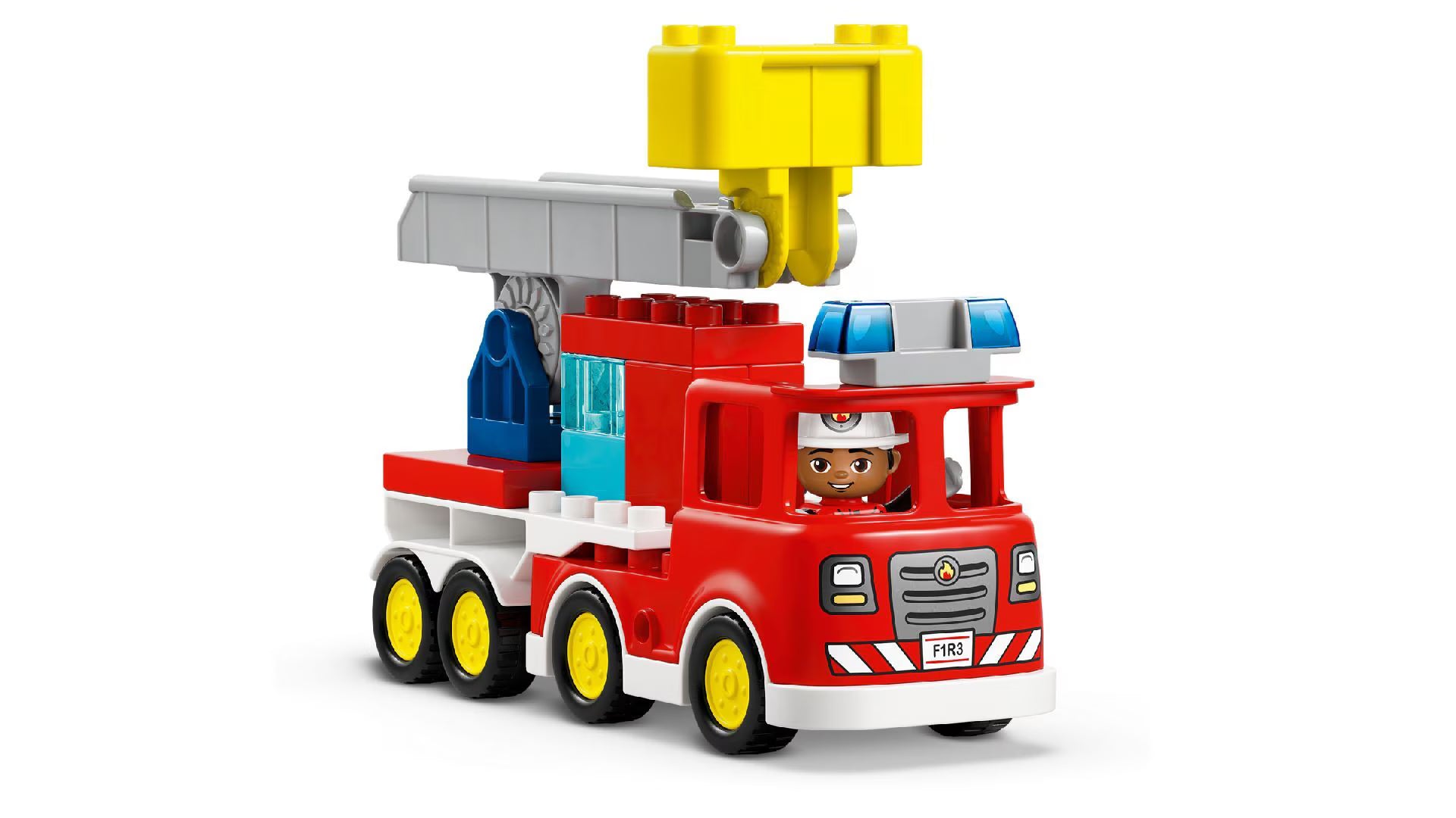 LEGO Duplo Town Fire Truck With Hose And Firefighter 10473 - Colorland Toys