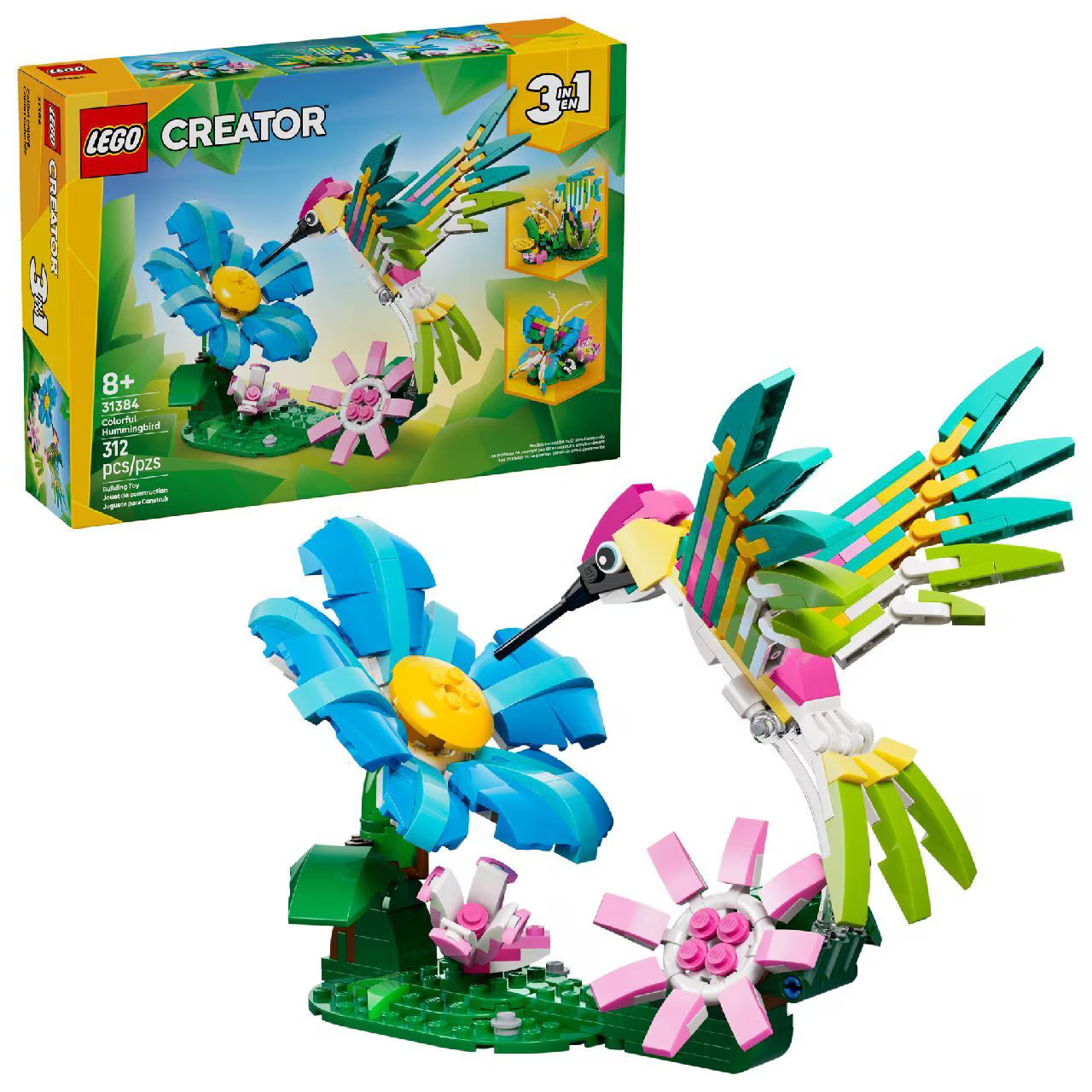 LEGO Creator Wild Animals: Colorful Hummingbird 31384 - Colorland Toys