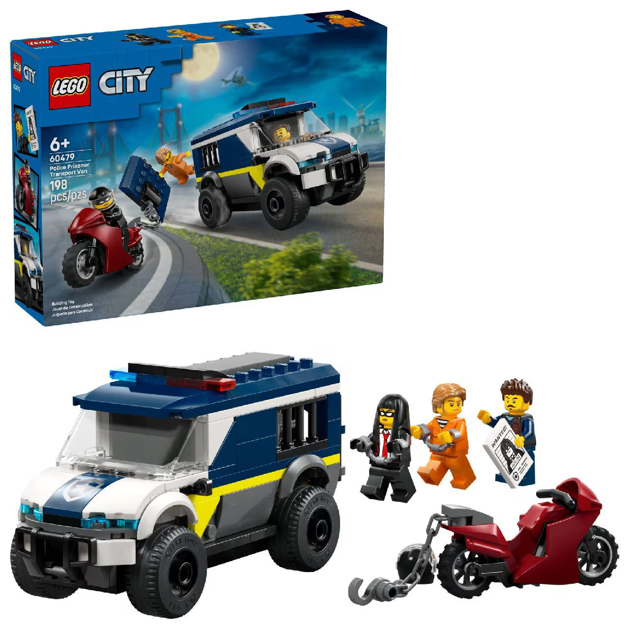 LEGO City Police Prisoner Transport Van 60479 - Colorland Toys