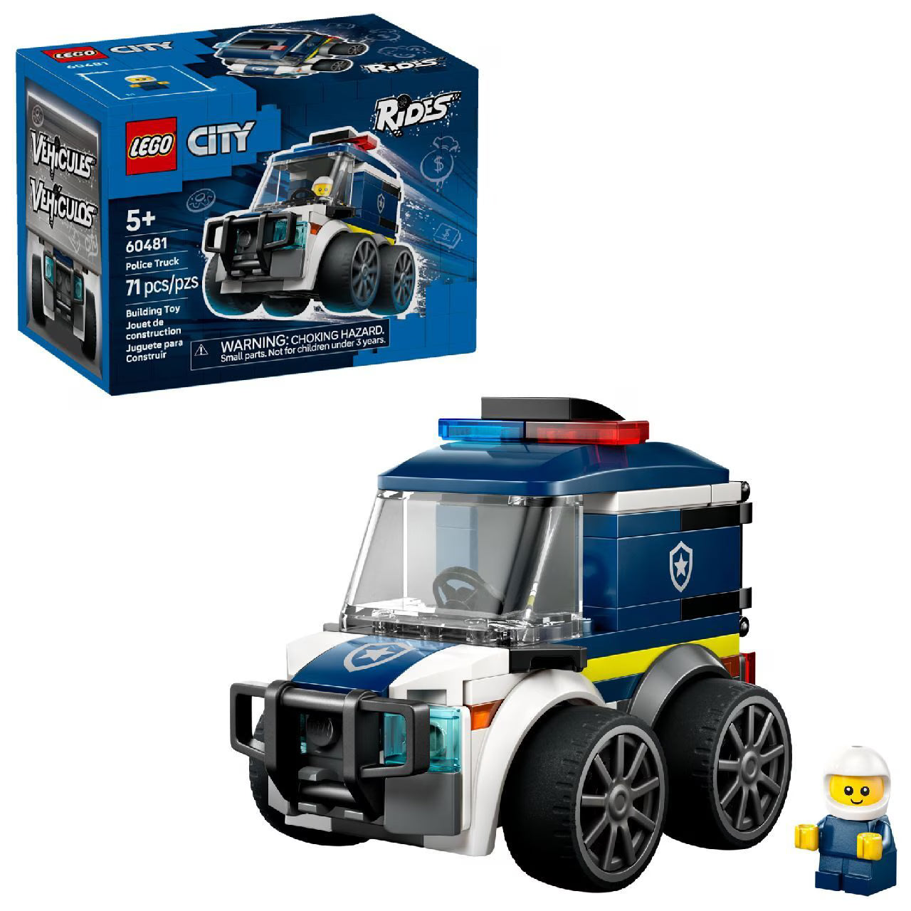 LEGO City Rides - Police Truck 60481 - Colorland Toys