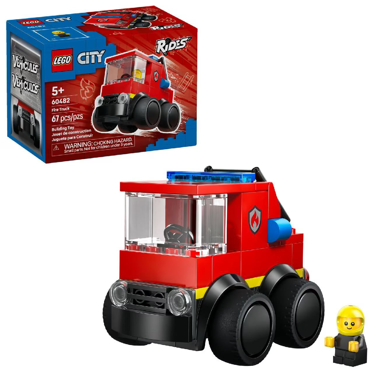 LEGO City Rides - Fire Truck 60482 - Colorland Toys