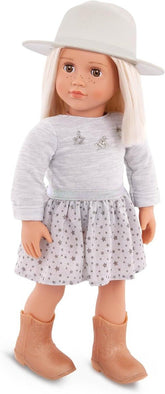 Our Generation Abigale Doll With Pleated Skirt And Hat - Colorland Toys