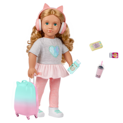 Our Generation Activity Travel Doll With Accessories Linzi BD31709Z - Colorland Toys