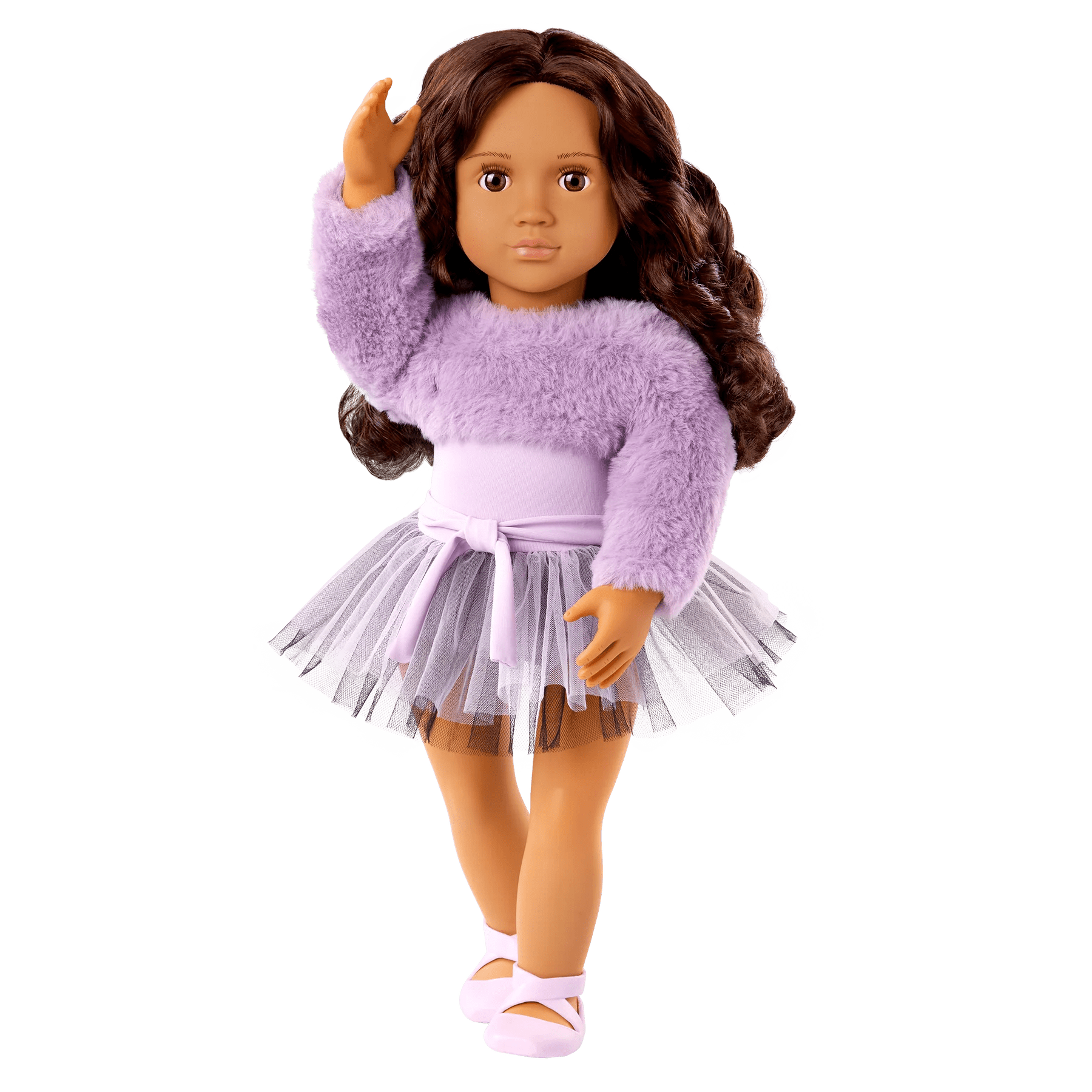 Our Generation Ballerina Doll With Fur Shrug Jovanna BD31706Z - Colorland Toys