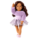 Our Generation Ballerina Doll With Fur Shrug Jovanna BD31706Z - Colorland Toys