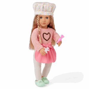Our Generation Deluxe Baking Doll With Book, Emery BD31732Z - Colorland Toys