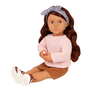 Our Generation Deluxe Chocolate Doll With Book, Coco BD31423Z - Colorland Toys