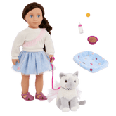 Our Generation Doll And Pet Kitten With Acc. BD31532Z - Colorland Toys