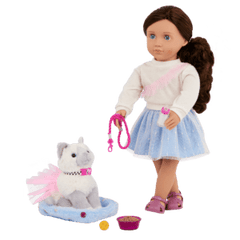 Our Generation Doll And Pet Kitten With Acc. BD31532Z - Colorland Toys