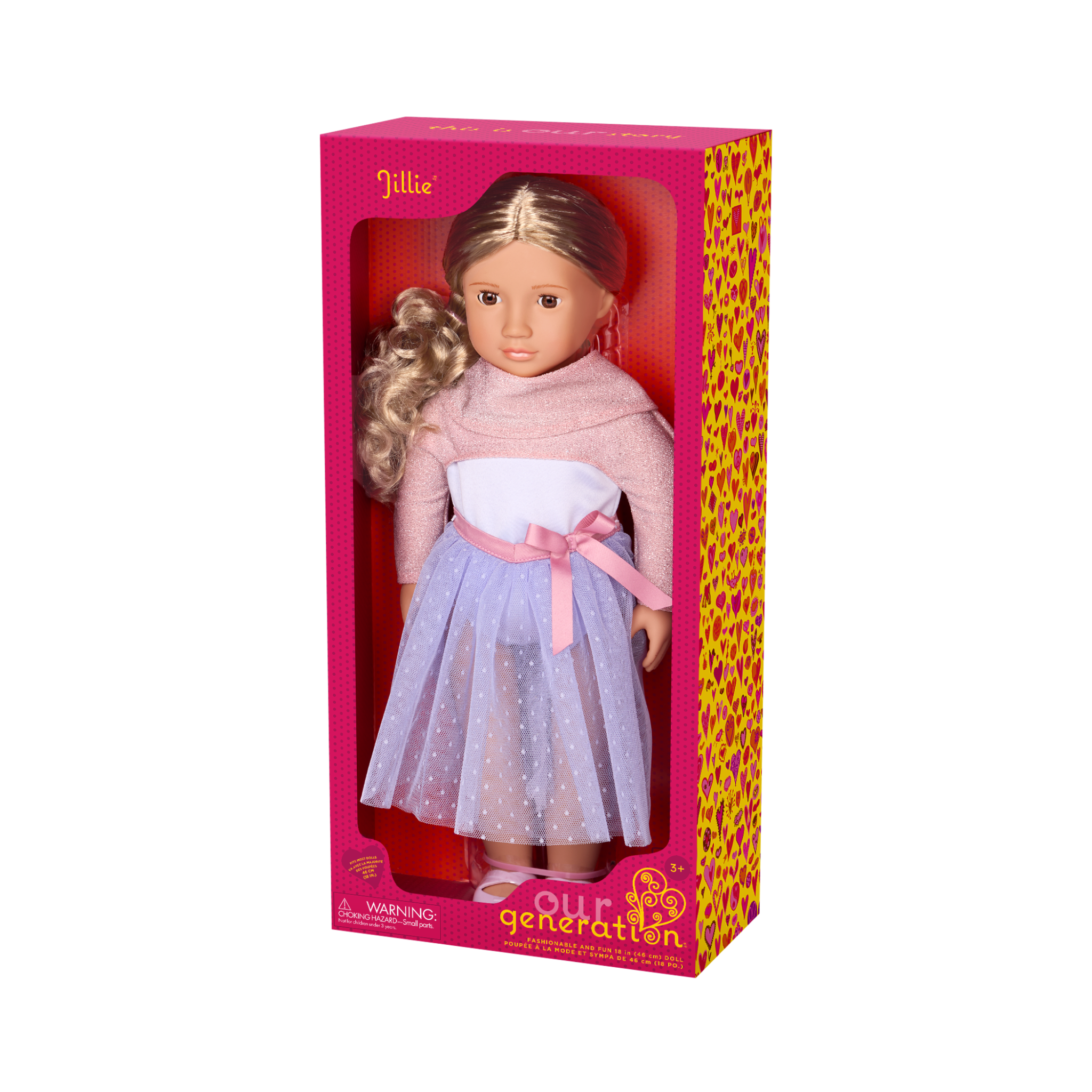 Our Generation Doll With Ballerina Dress & Sweater Jillie BD31597Z - Colorland Toys