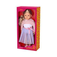 Our Generation Doll With Ballerina Dress & Sweater Jillie BD31597Z - Colorland Toys