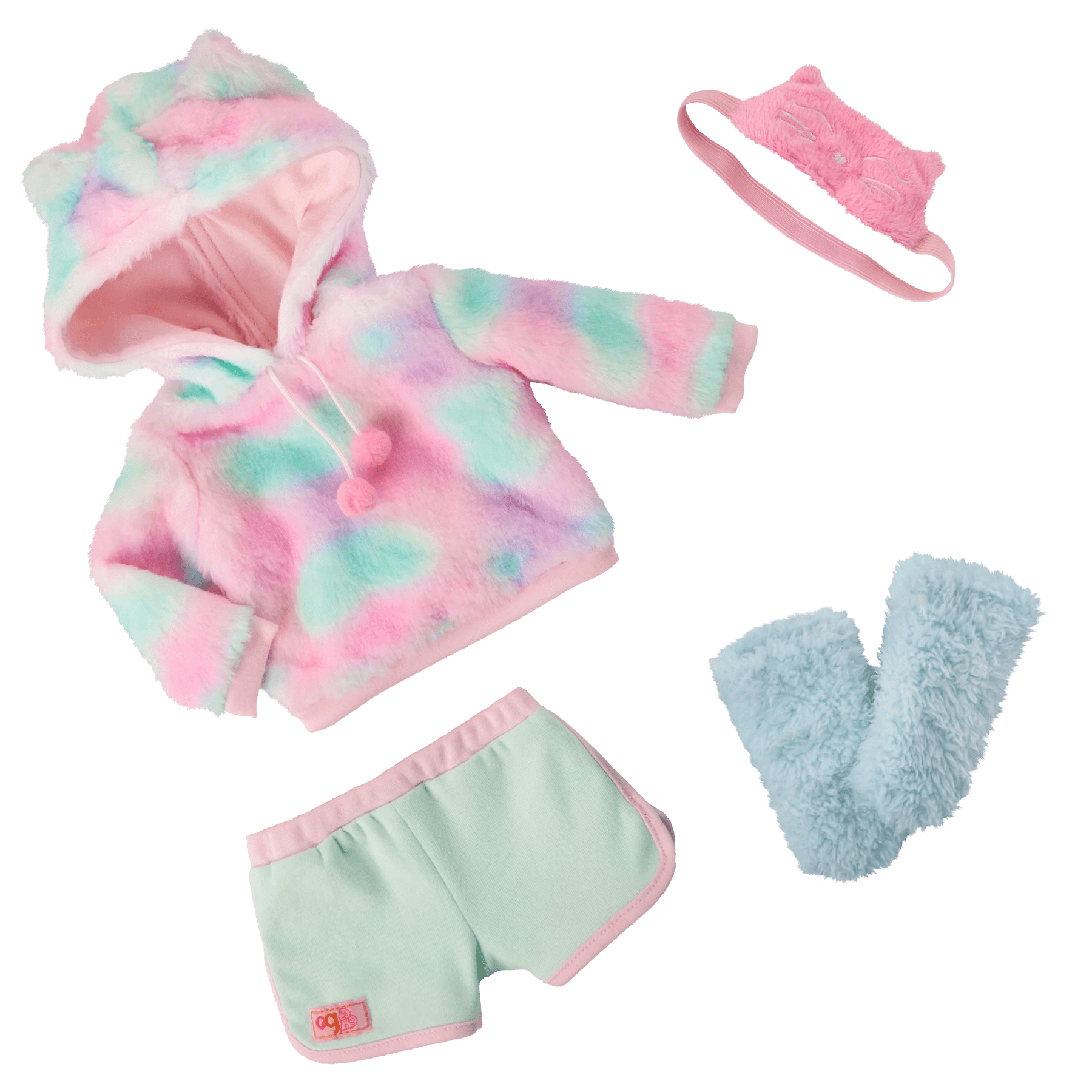 Our Generation Doll With Cat Pajama Mandy BD31592Z - Colorland Toys