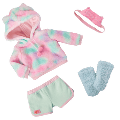 Our Generation Doll With Cat Pajama Mandy BD31592Z - Colorland Toys