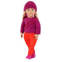 Our Generation Doll With Color Block Outfit Shay BD31554Z - Colorland Toys