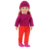 Our Generation Doll With Color Block Outfit Shay BD31554Z - Colorland Toys