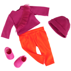 Our Generation Doll With Color Block Outfit Shay BD31554Z - Colorland Toys