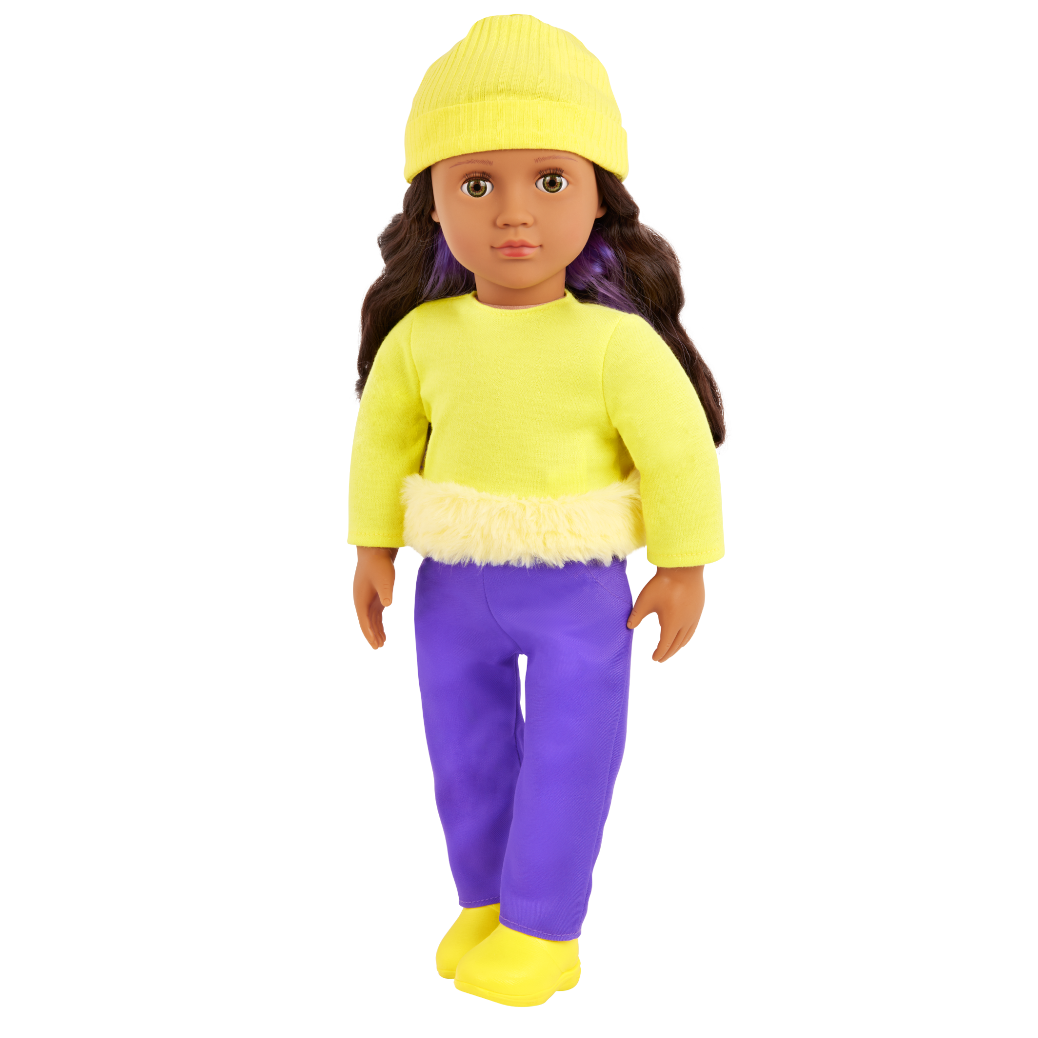 Our Generation Doll With Color Block Outfit Sola BD31555Z - Colorland Toys