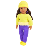 Our Generation Doll With Color Block Outfit Sola BD31555Z - Colorland Toys