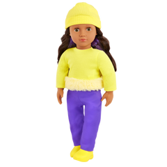 Our Generation Doll With Color Block Outfit Sola BD31555Z - Colorland Toys