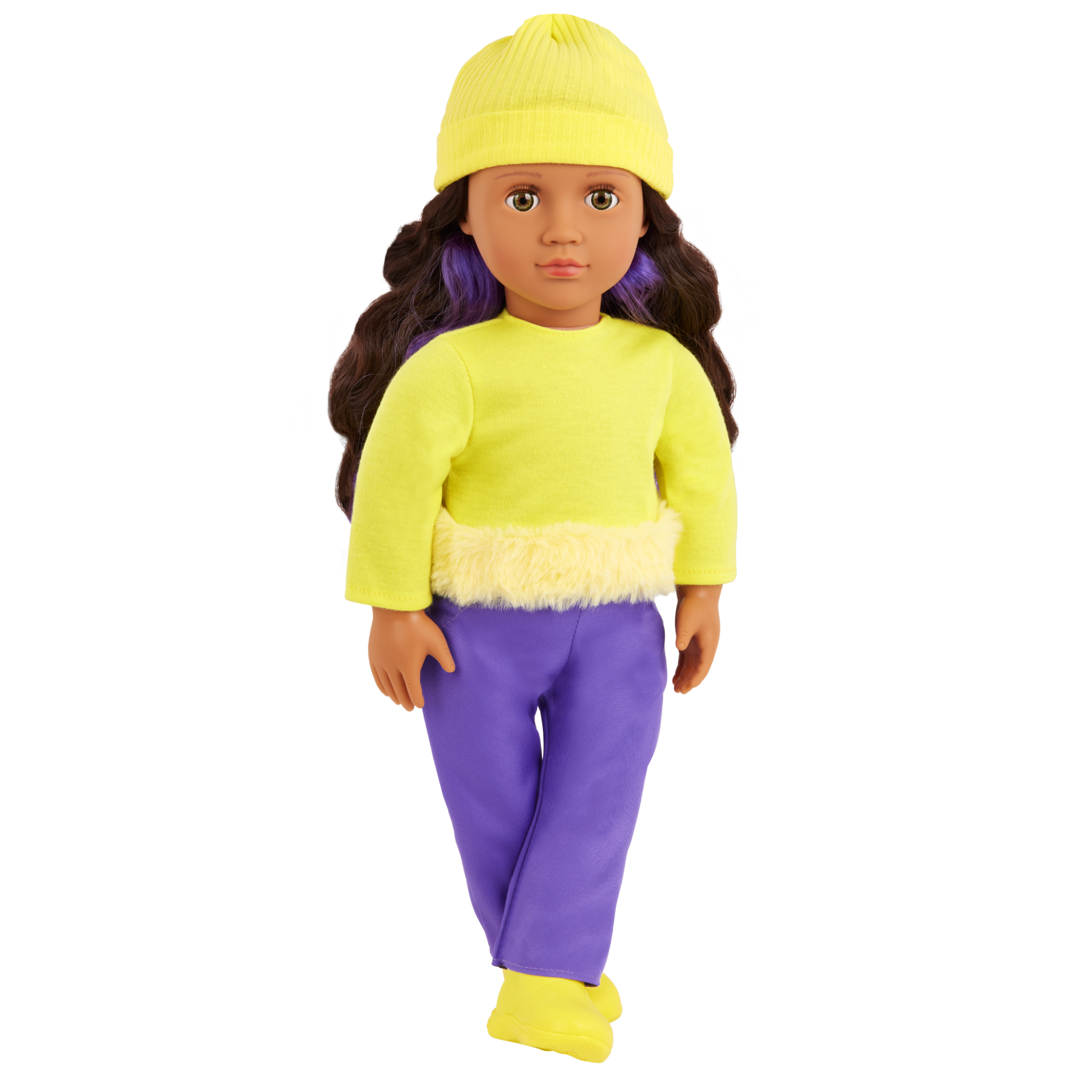 Our Generation Doll With Color Block Outfit Sola BD31555Z - Colorland Toys