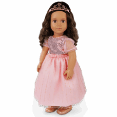 Our Generation Doll With Princess Dress, Estrella BD31740Z - Colorland Toys