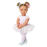 Our Generation Doll With Rainbow Ballet Outfit Kassia BD31723Z - Colorland Toys