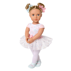 Our Generation Doll With Rainbow Ballet Outfit Kassia BD31723Z - Colorland Toys