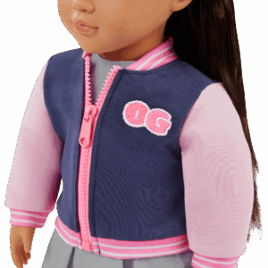 Our Generation Doll With School Outfit And Bomber Jacket BD31741Z - Colorland Toys