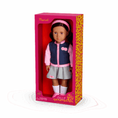 Our Generation Doll With School Outfit And Bomber Jacket BD31741Z - Colorland Toys