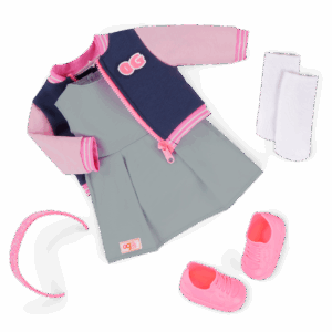 Our Generation Doll With School Outfit And Bomber Jacket BD31741Z - Colorland Toys
