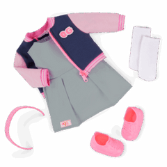 Our Generation Doll With School Outfit And Bomber Jacket BD31741Z - Colorland Toys