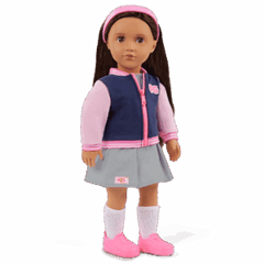 Our Generation Doll With School Outfit And Bomber Jacket BD31741Z - Colorland Toys