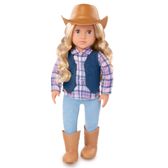 Our Generation Doll With Western Yellowstone Outfit Ashleigh BD31712Z - Colorland Toys