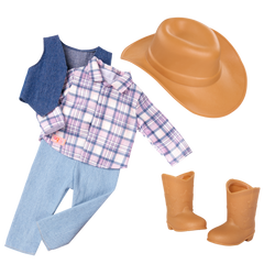Our Generation Doll With Western Yellowstone Outfit Carolyn BD31704Z - Colorland Toys