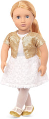 Our Generation Holiday Doll With Sequin Dress BD31717Z - Colorland Toys
