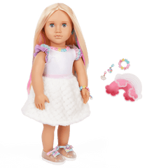 Our Generation Jewelry Doll With Make-Your-Own Jewelry BD31722Z - Colorland Toys