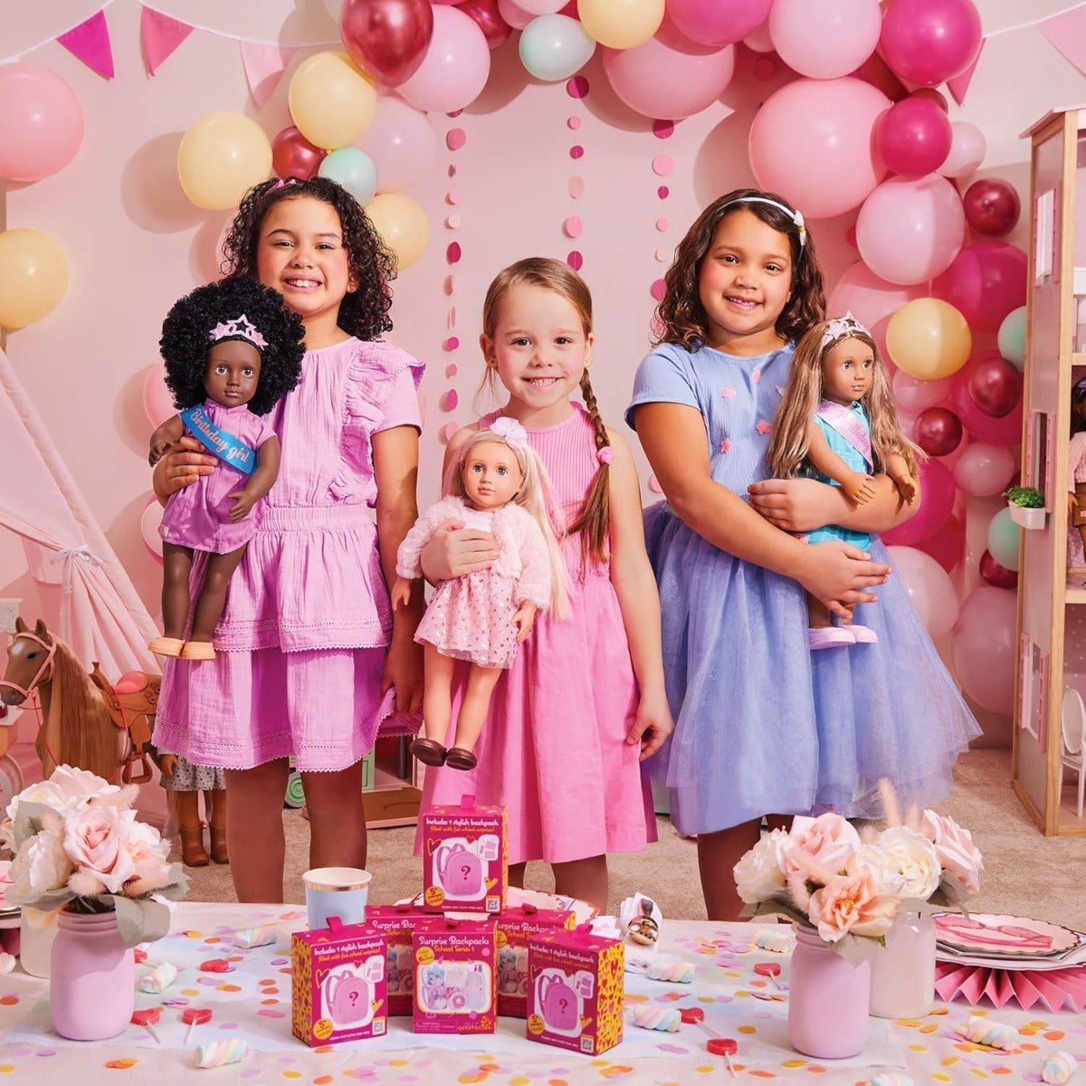 Our Generation Miranda Doll With Pink Holiday Dress - Colorland Toys