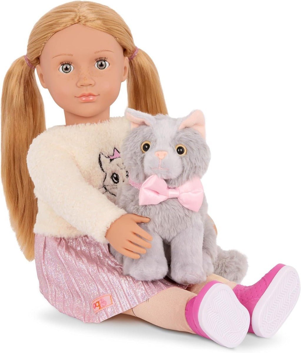 Our Generation Sheela And Sammy Doll With Pet Kitten - Colorland Toys