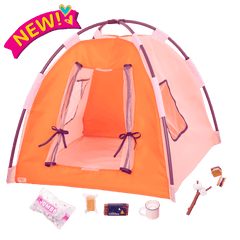 Our Generation Tent & Camping Set for 18 - inch Dolls All Night Campsite - Colorland Toys